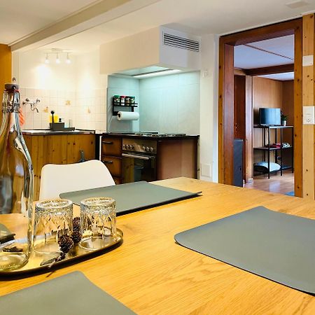 Lovely & Great Equipped Wooden Alp Chalet Flat Kandersteg Luaran gambar