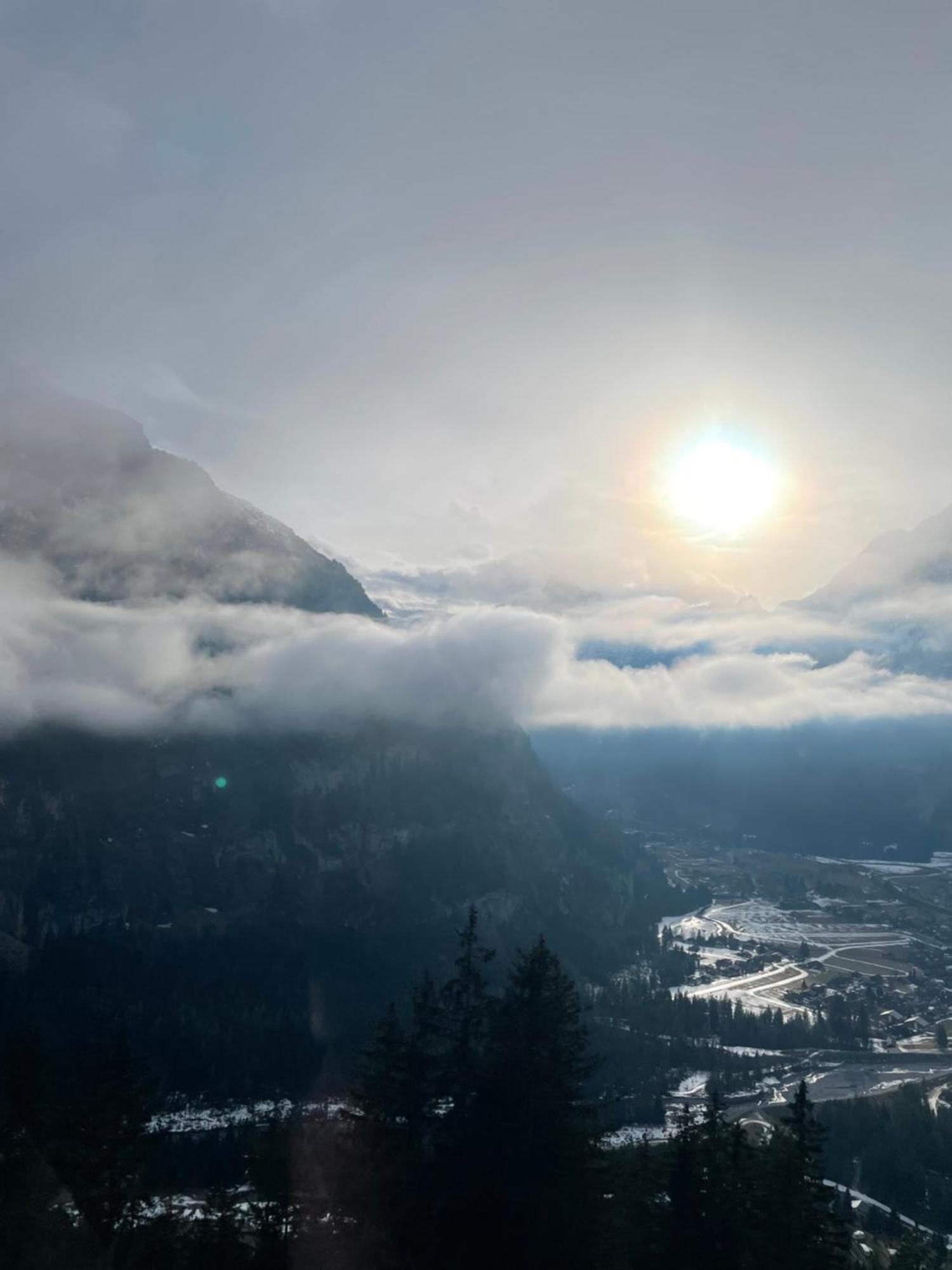 Lovely & Great Equipped Wooden Alp Chalet Flat Kandersteg Luaran gambar